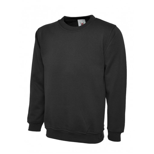 Small Adults Black PE Sweatshirt
